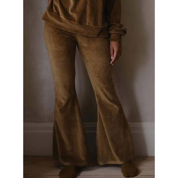 NWT The Simple Folk Organic Cotton Velvet Flares: Bronze - Picture 2 of 10